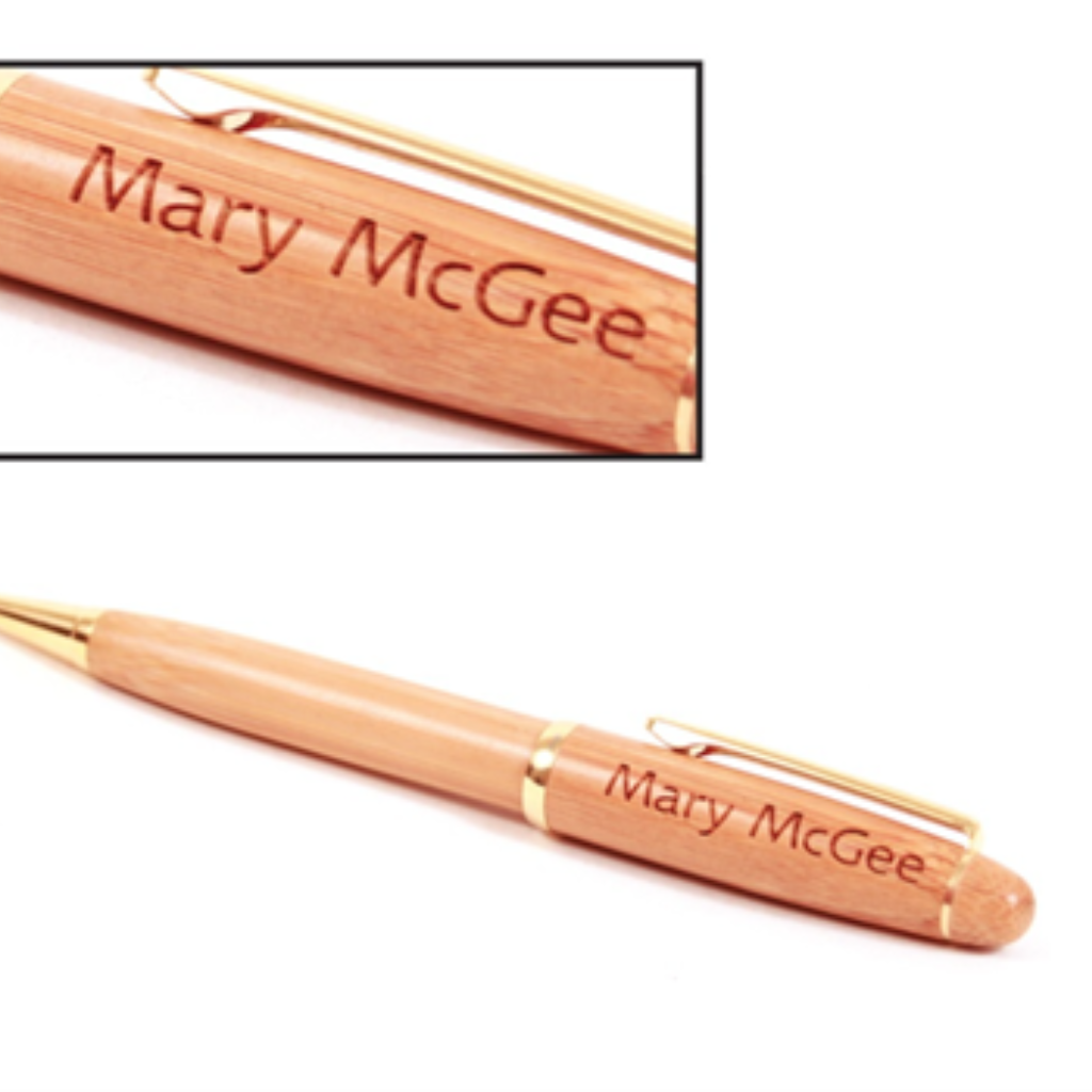 WOODEN ENGRAVE PEN WITH NAME