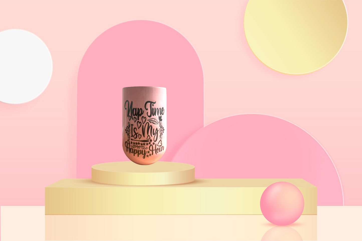 ENGRAVED WINE TUMBLER