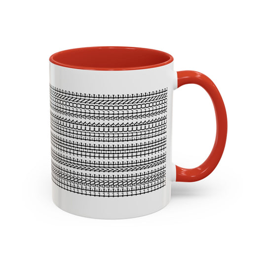 Subtle "Leave Me The F*CK Alone" Stylish Accent Coffee Mug - Hidden Funny Message Mug, Father's Day Gift