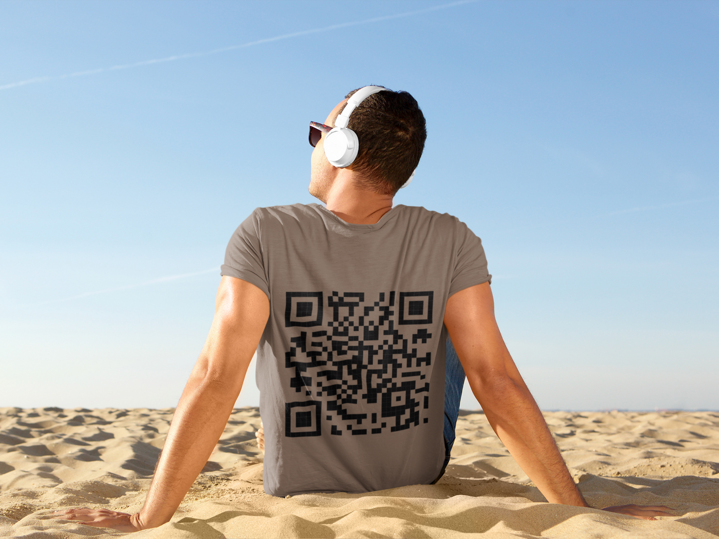 Stop Being So Nosey Unisex QR Code T-Shirt - Casual Summer Wear, Gift for Tech Lovers, Everyday Comfort